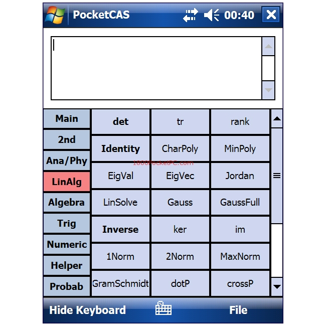 non symbolic calculator